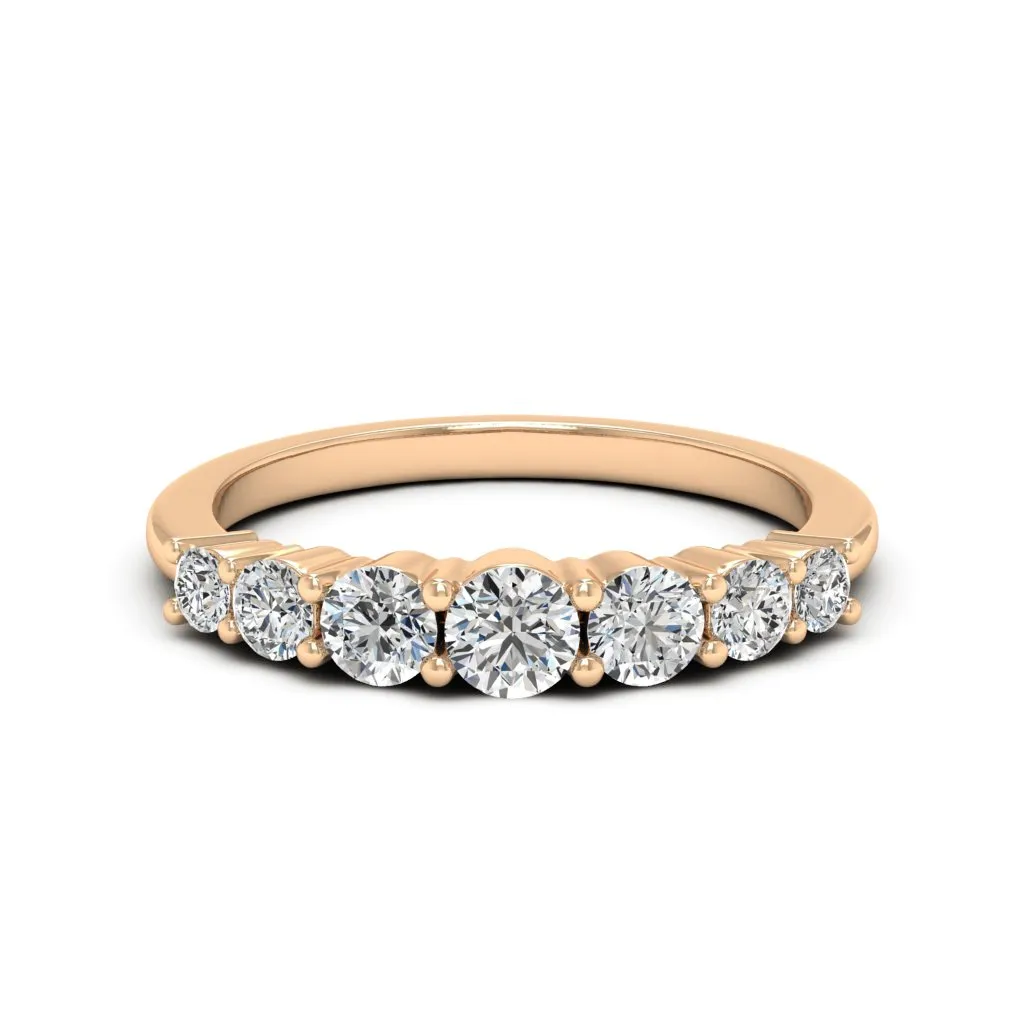 0.93 d.e.w. cts Faye Moissanite Ring