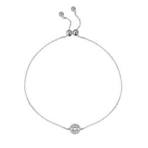 14K Solid Gold Bracelet Exclusively Handcrafted 0.037 Carat Natural Diamond (H-F Color, VS1-VS2 Clarity)