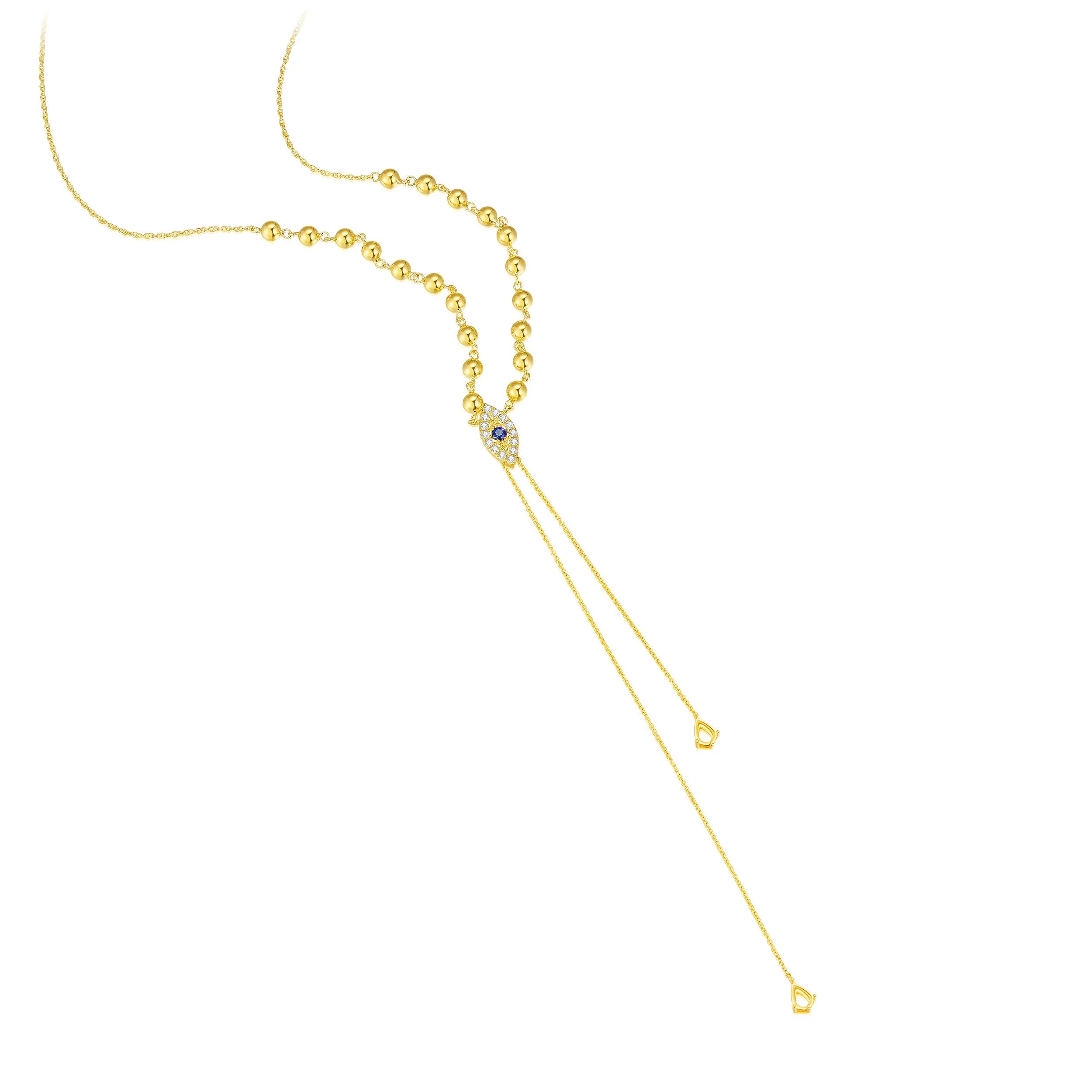 14K Solid Gold Necklace Exclusively Handcrafted 0.113 Carat Natural Diamond (H-F Color, VS1-VS2 Clarity)