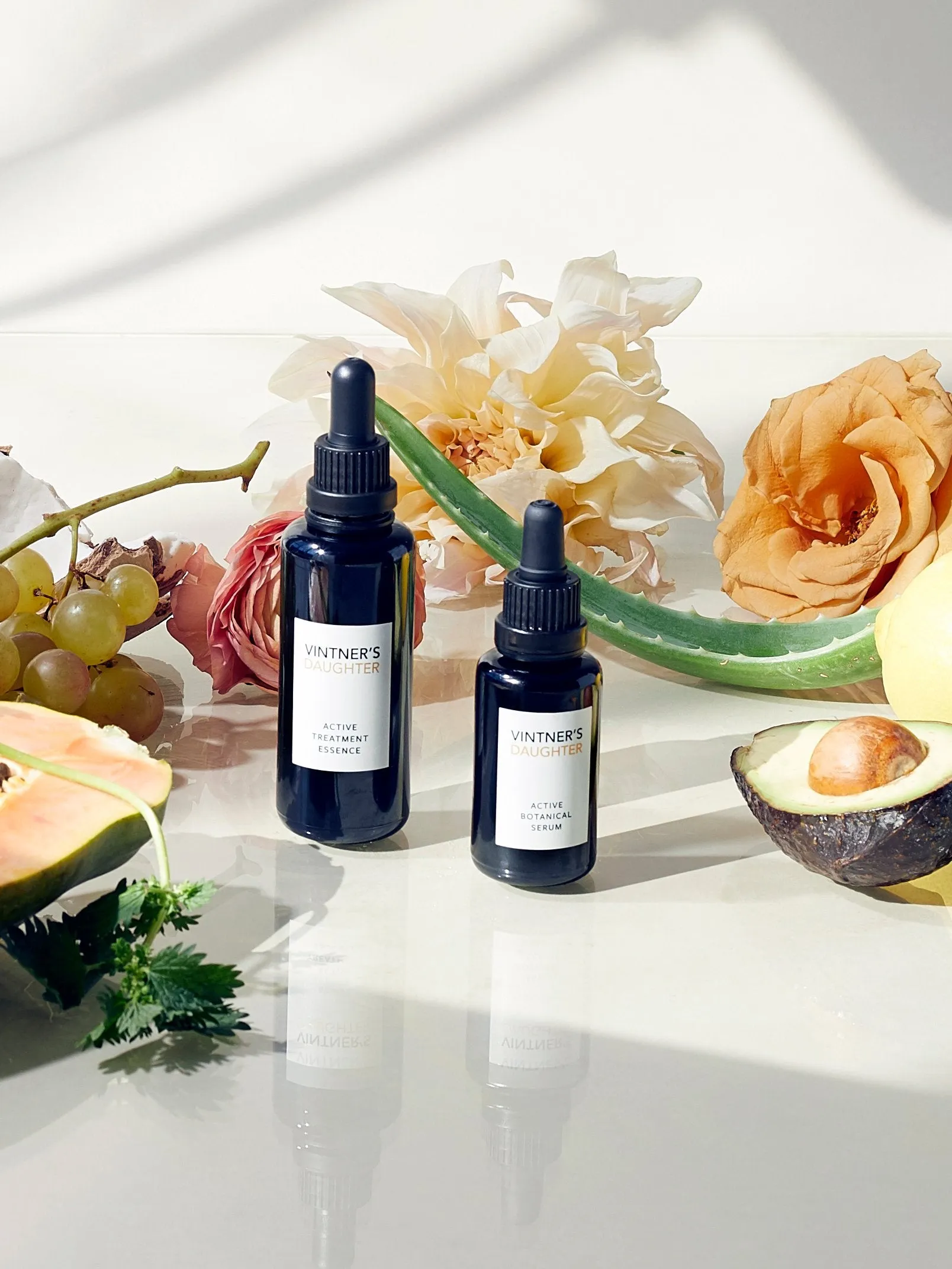 active botanical serum