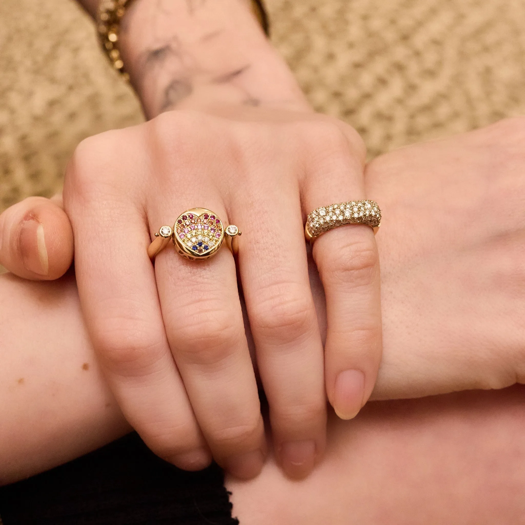 Believe in Love Flip Ring