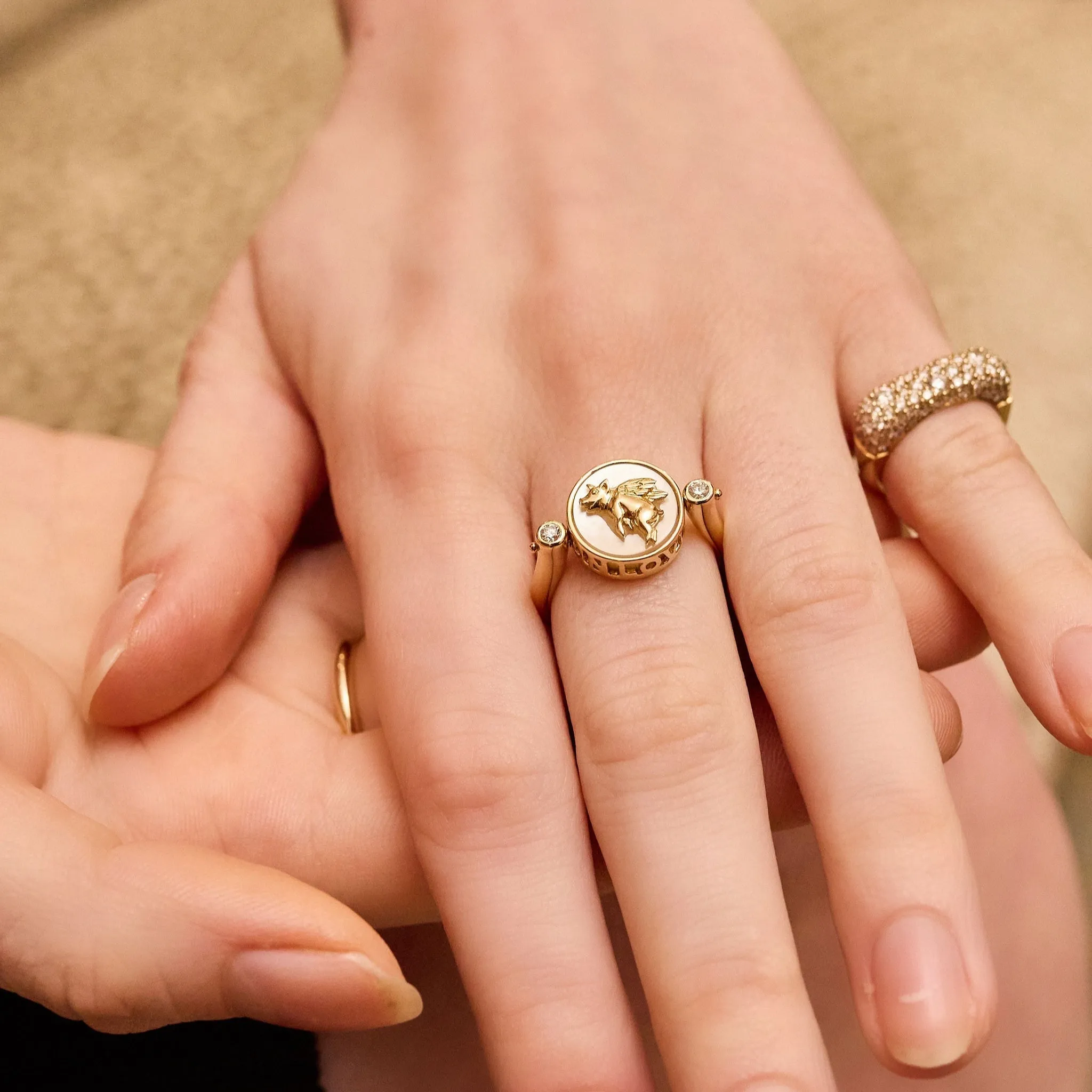 Believe in Love Flip Ring