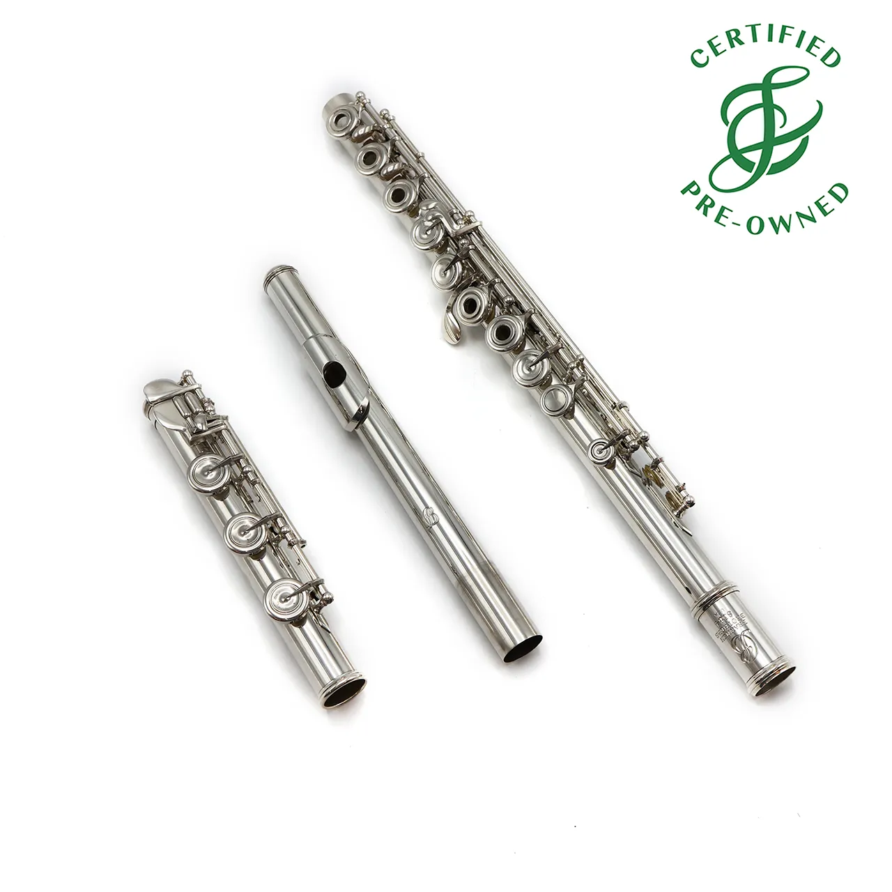 Brannen Flute #8384 - Sterling silver, drawn tone holes, offset G, C# trill key, B footjoint