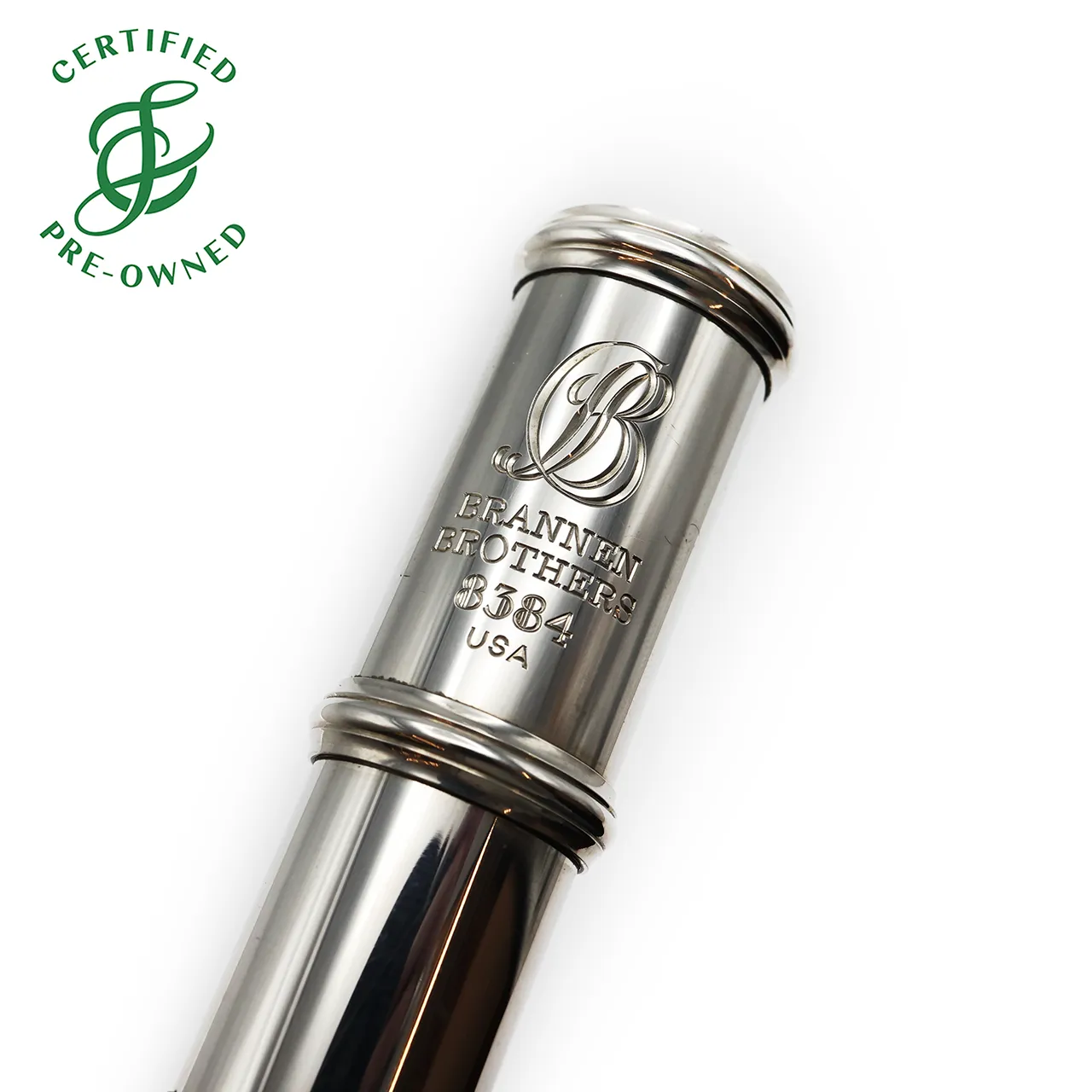 Brannen Flute #8384 - Sterling silver, drawn tone holes, offset G, C# trill key, B footjoint