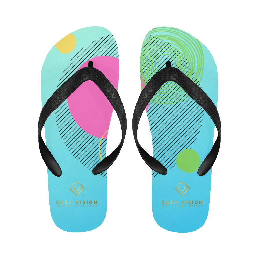 Cash Vision Arts Flip Flop - Sea Blue