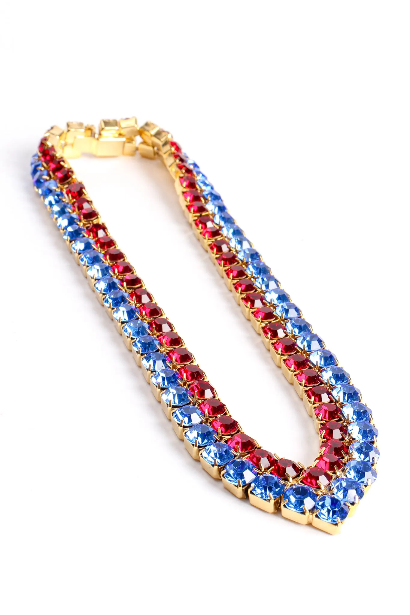 Cool Primary Crystal Pointed Collar