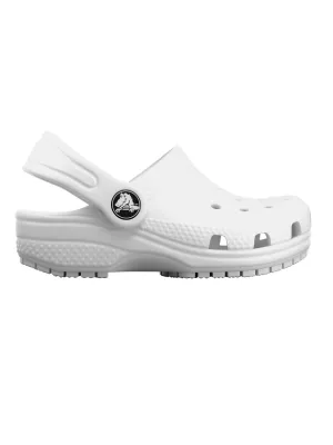 Crocs White Kid Classic Clog