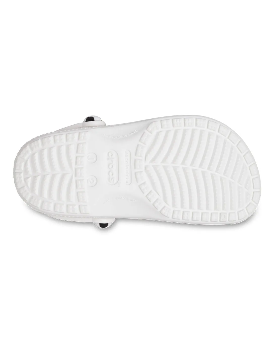 Crocs White Kid Classic Soccer Ball Clog