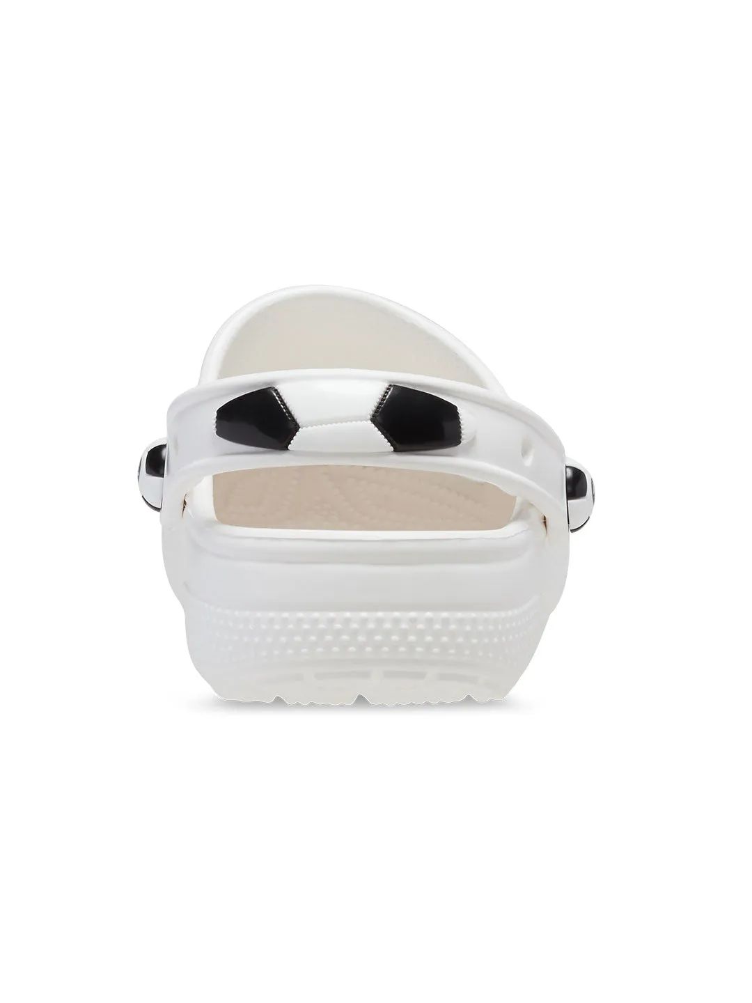 Crocs White Kid Classic Soccer Ball Clog