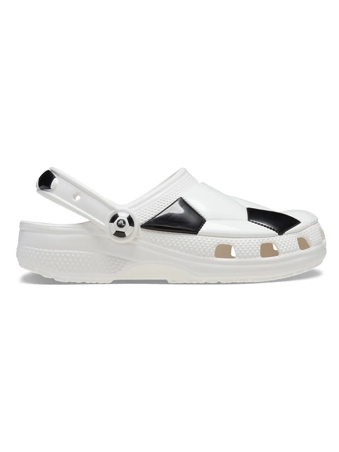Crocs White Kid Classic Soccer Ball Clog