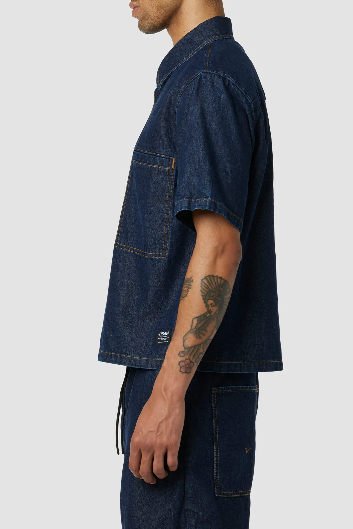 Crop Short Sleeve Shirt