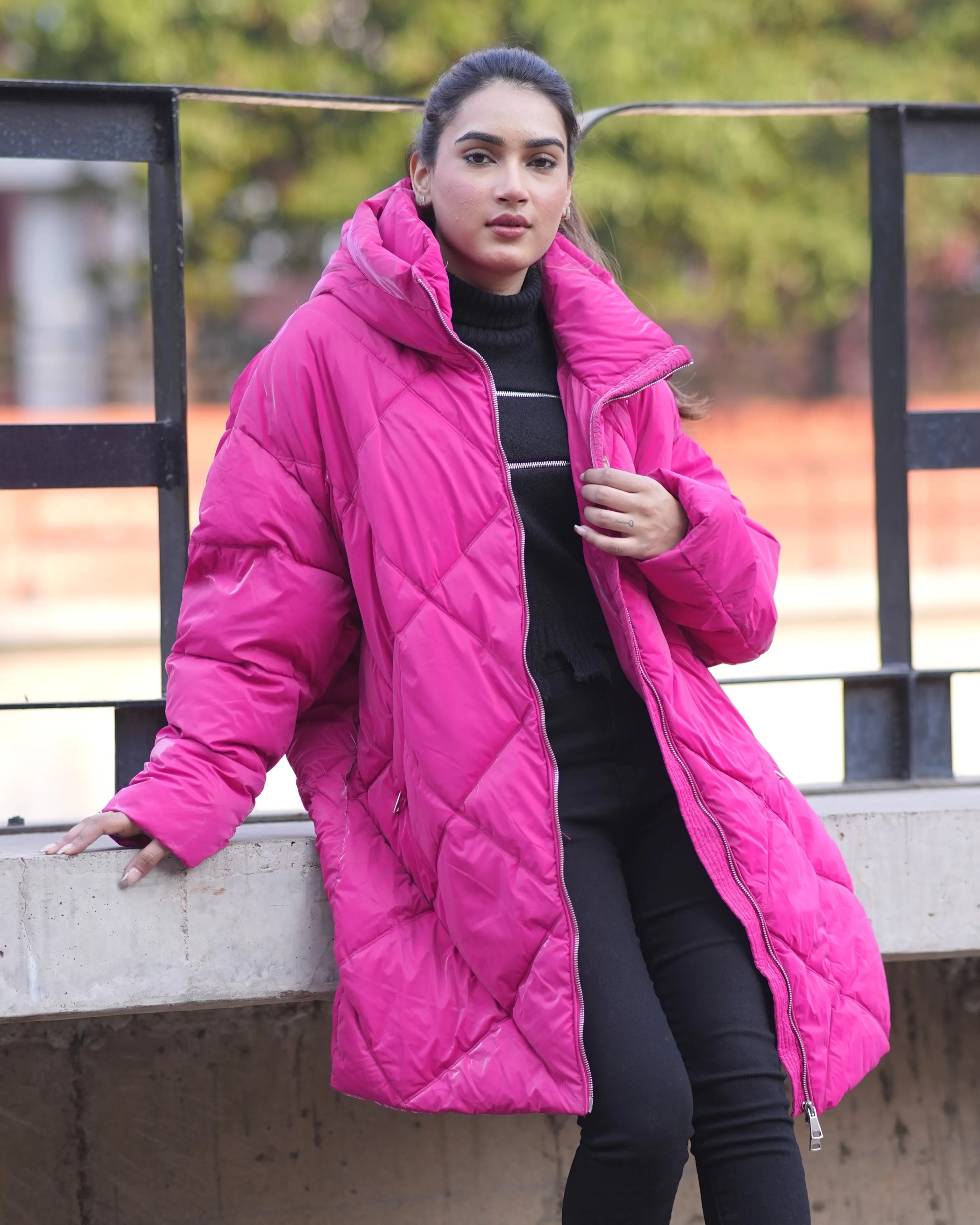 Designer Long Down Jacket