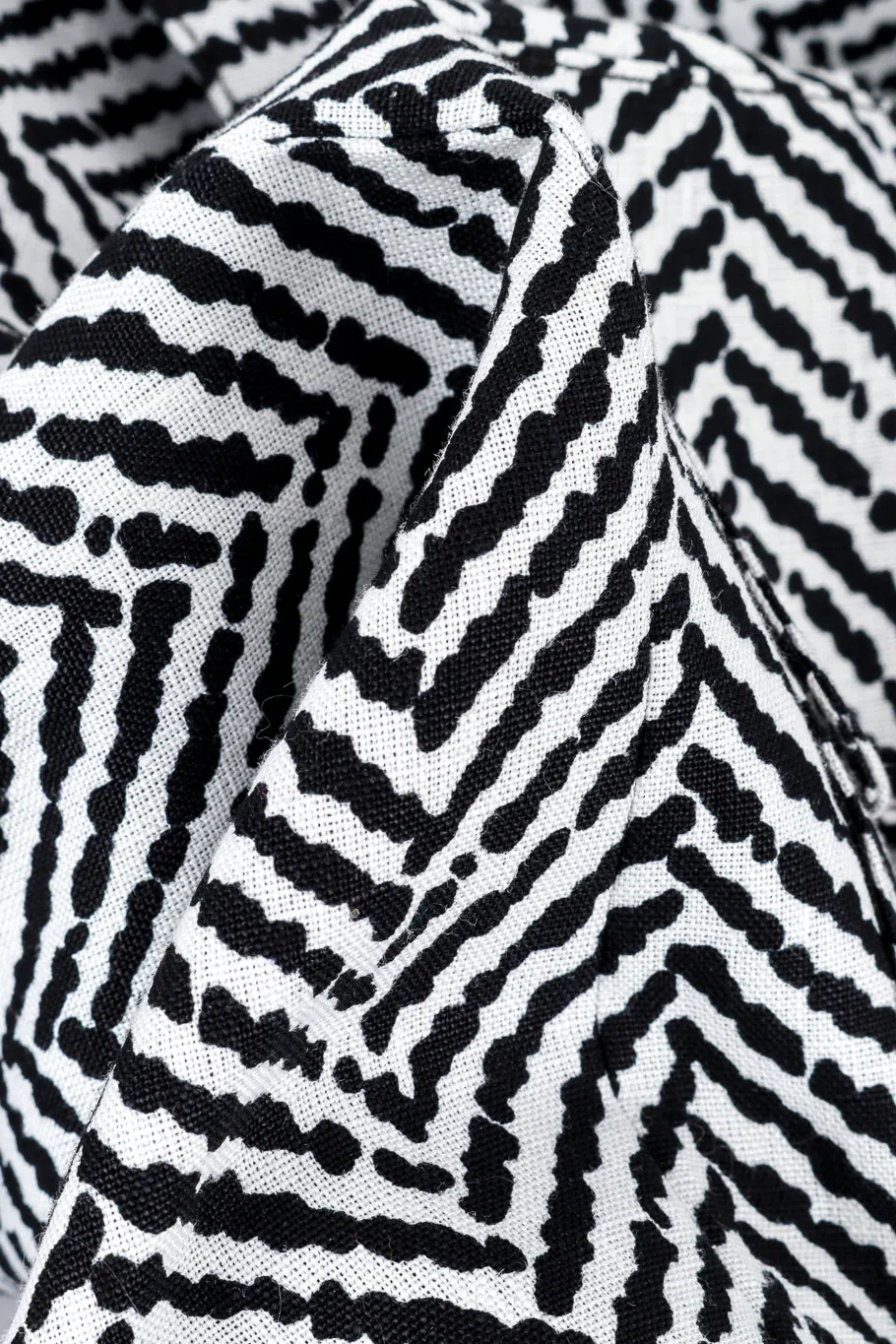 Double Breasted Chevron Stripe Jacket