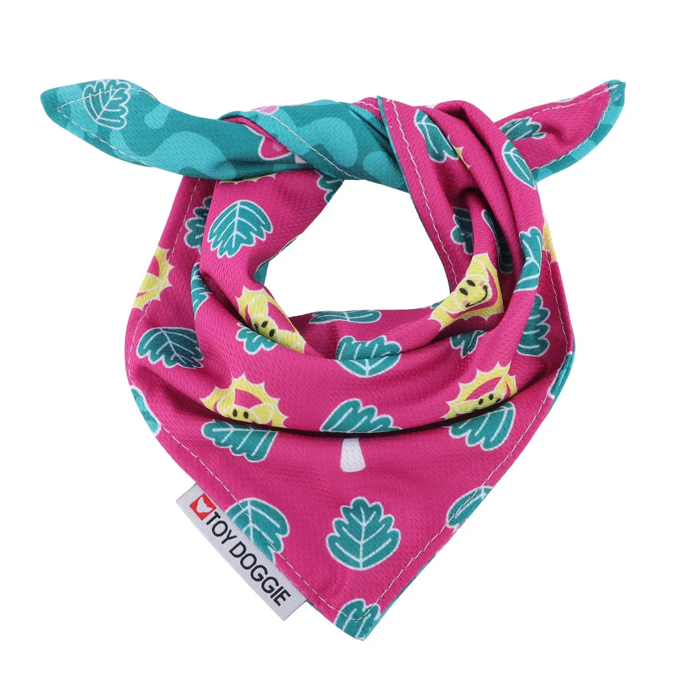 Fungi CoolCanine Reversible Bandana | It’s a Fluffing Vibe – Es Una Vibra Muy Perra