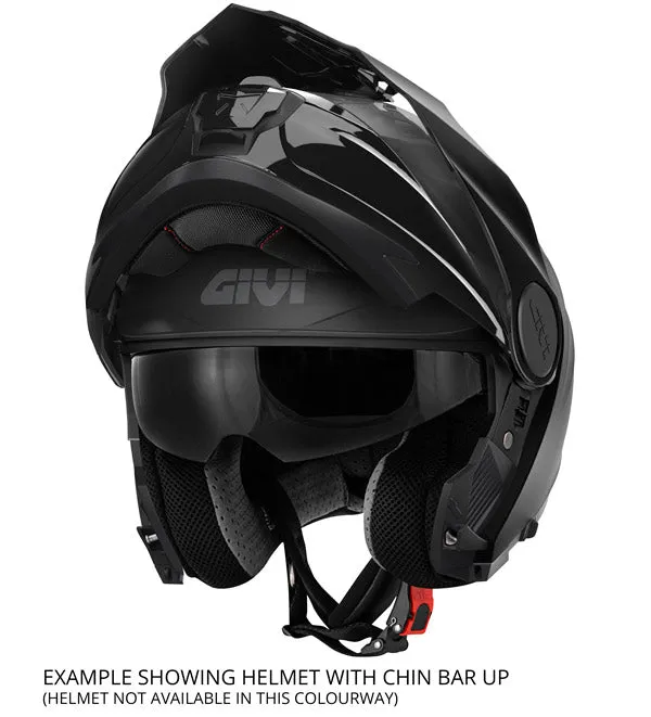 Givi HX27 Flip front helmet - matt black / yellow