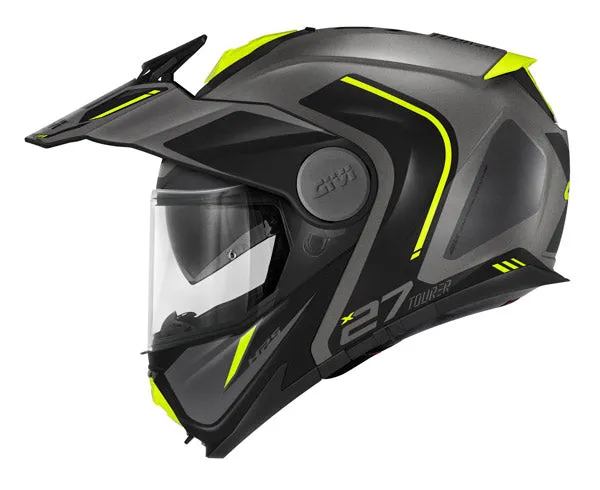 Givi HX27 Flip front helmet - matt black / yellow