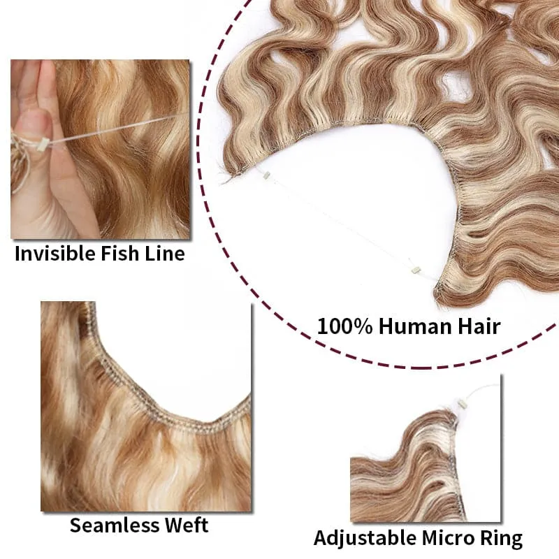 Highlights Halo Human Hair Extension Light Volume