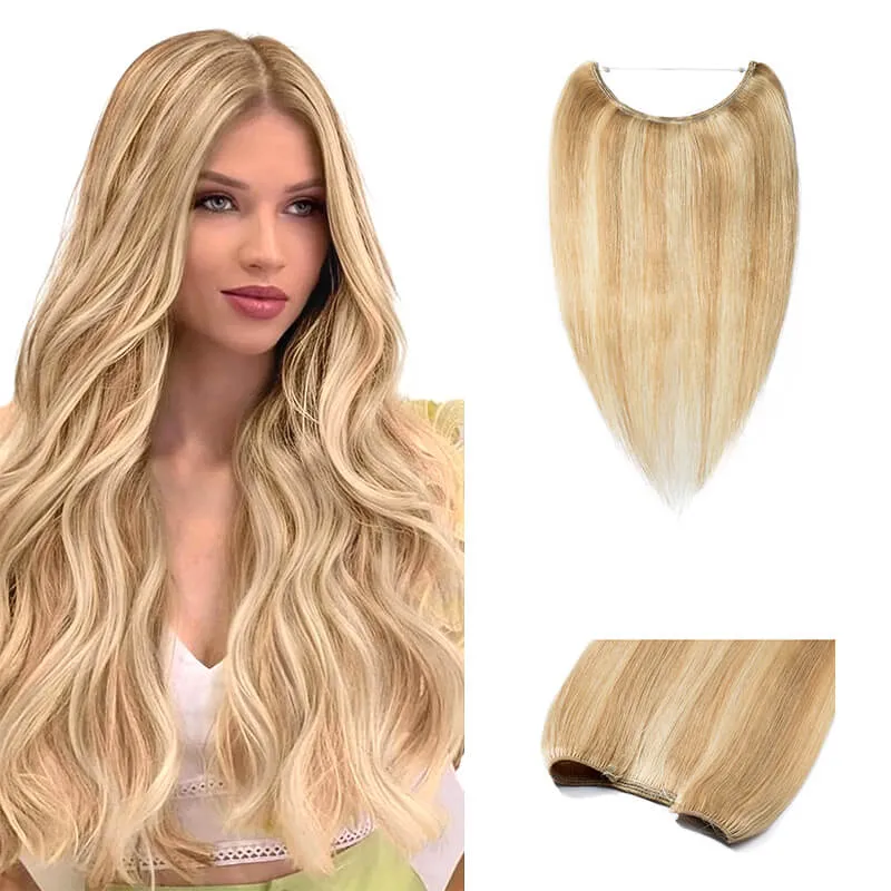 Highlights Halo Human Hair Extension Light Volume