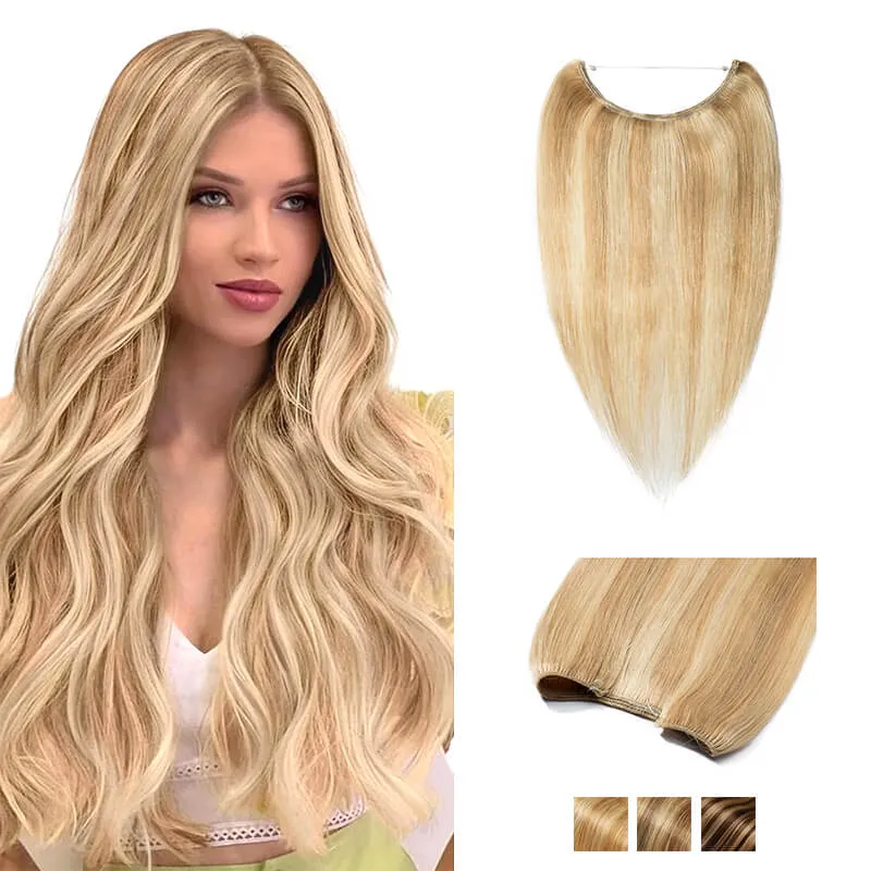 Highlights Halo Human Hair Extension Light Volume