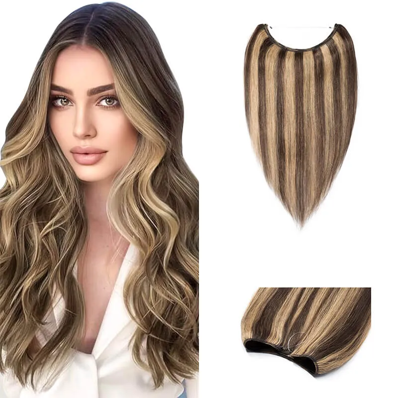 Highlights Halo Human Hair Extension Light Volume