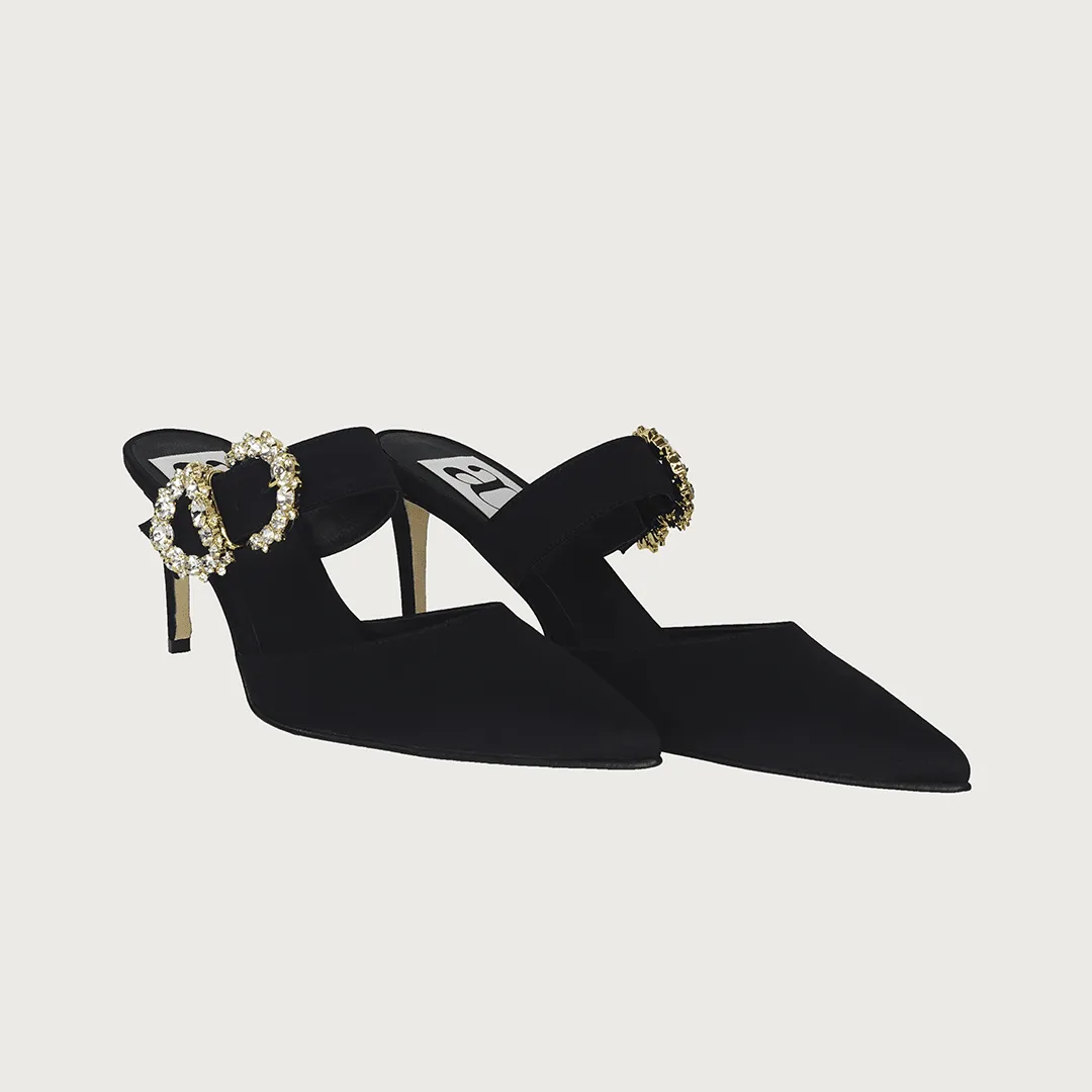 Iside Black Satin Jewel