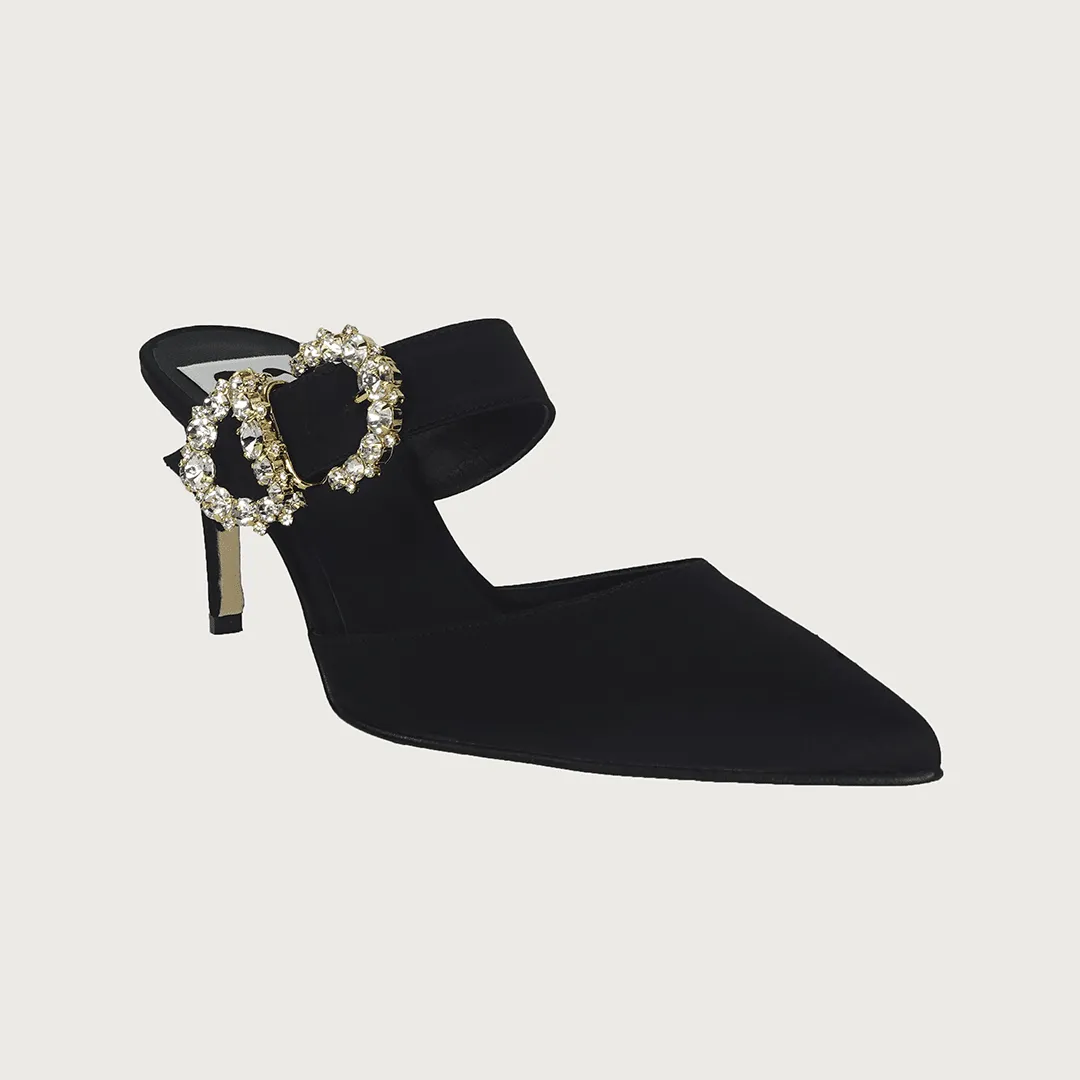 Iside Black Satin Jewel