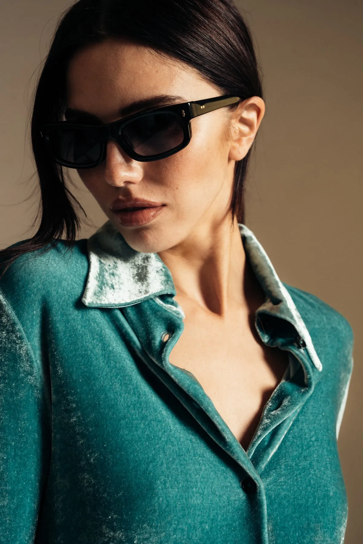 JIL SANDER | VELVET JERSERY SHIRT