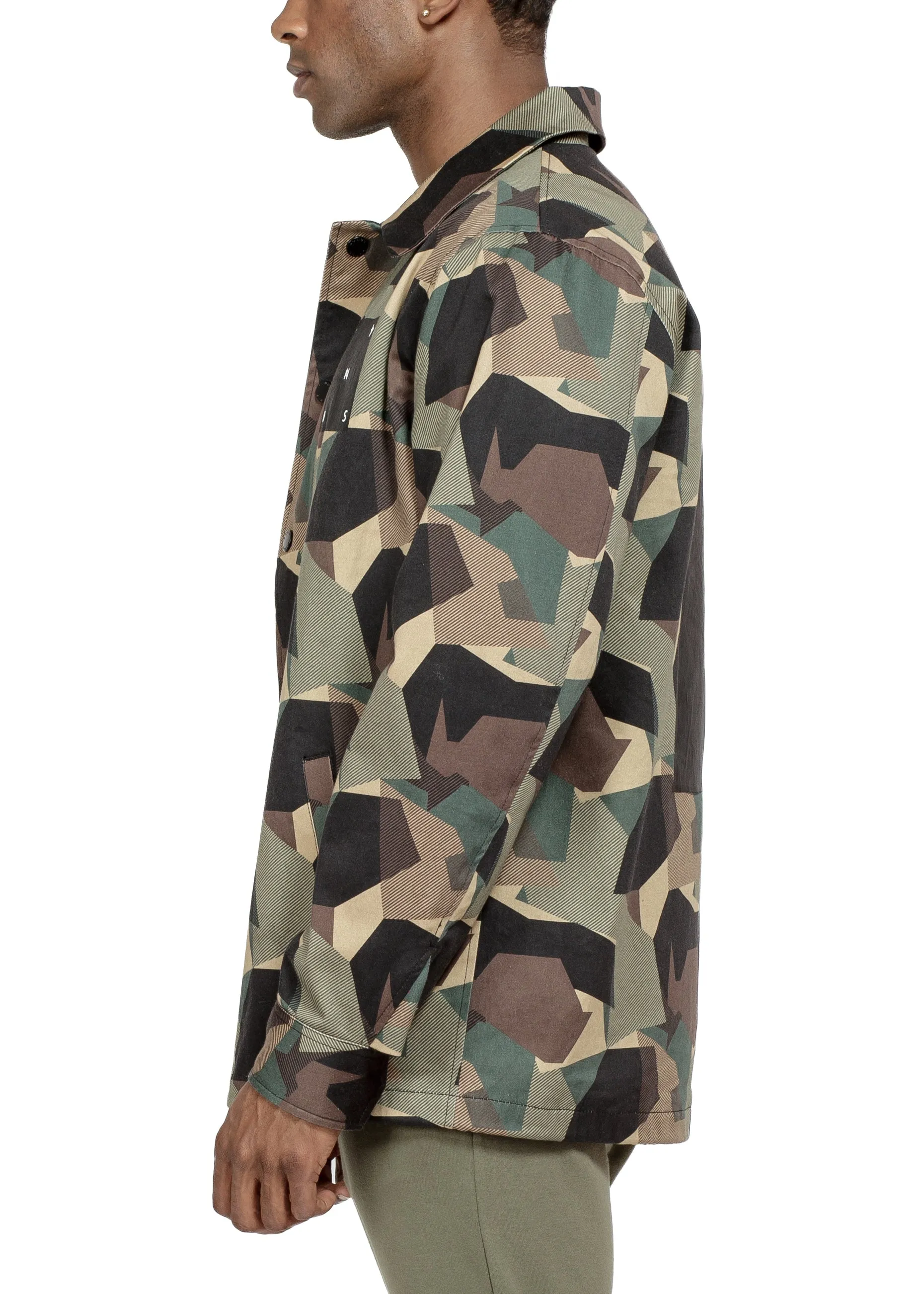 Konus Men's Back Print Coach Jacket