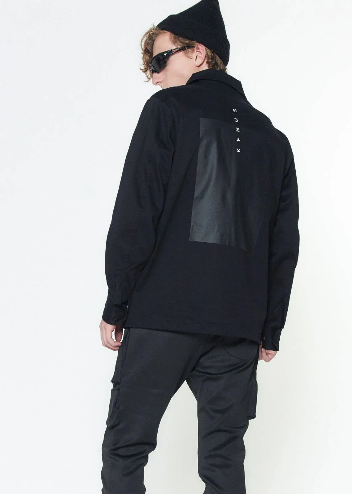 Konus Men's Back Print Coach Jacket