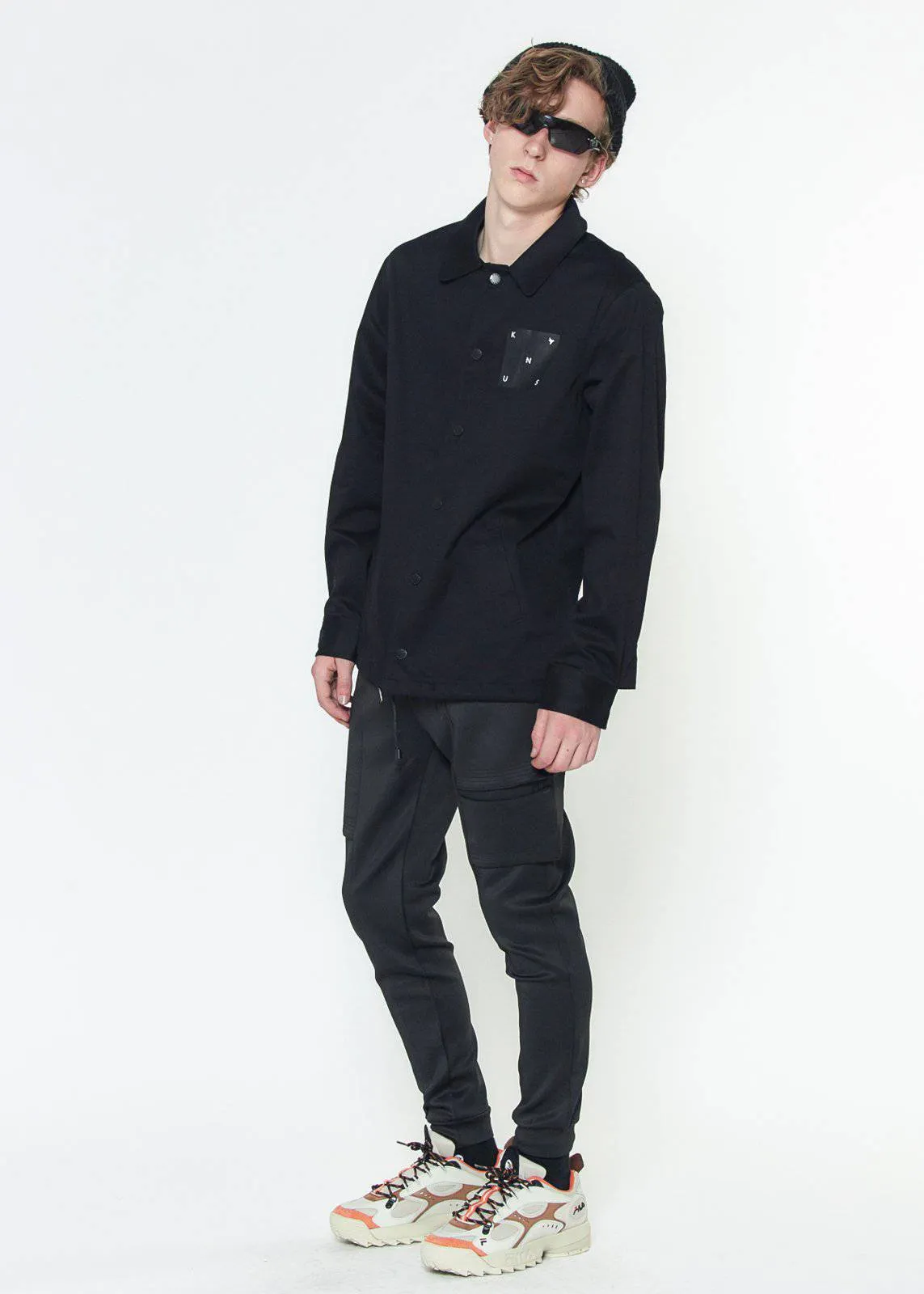 Konus Men's Back Print Coach Jacket