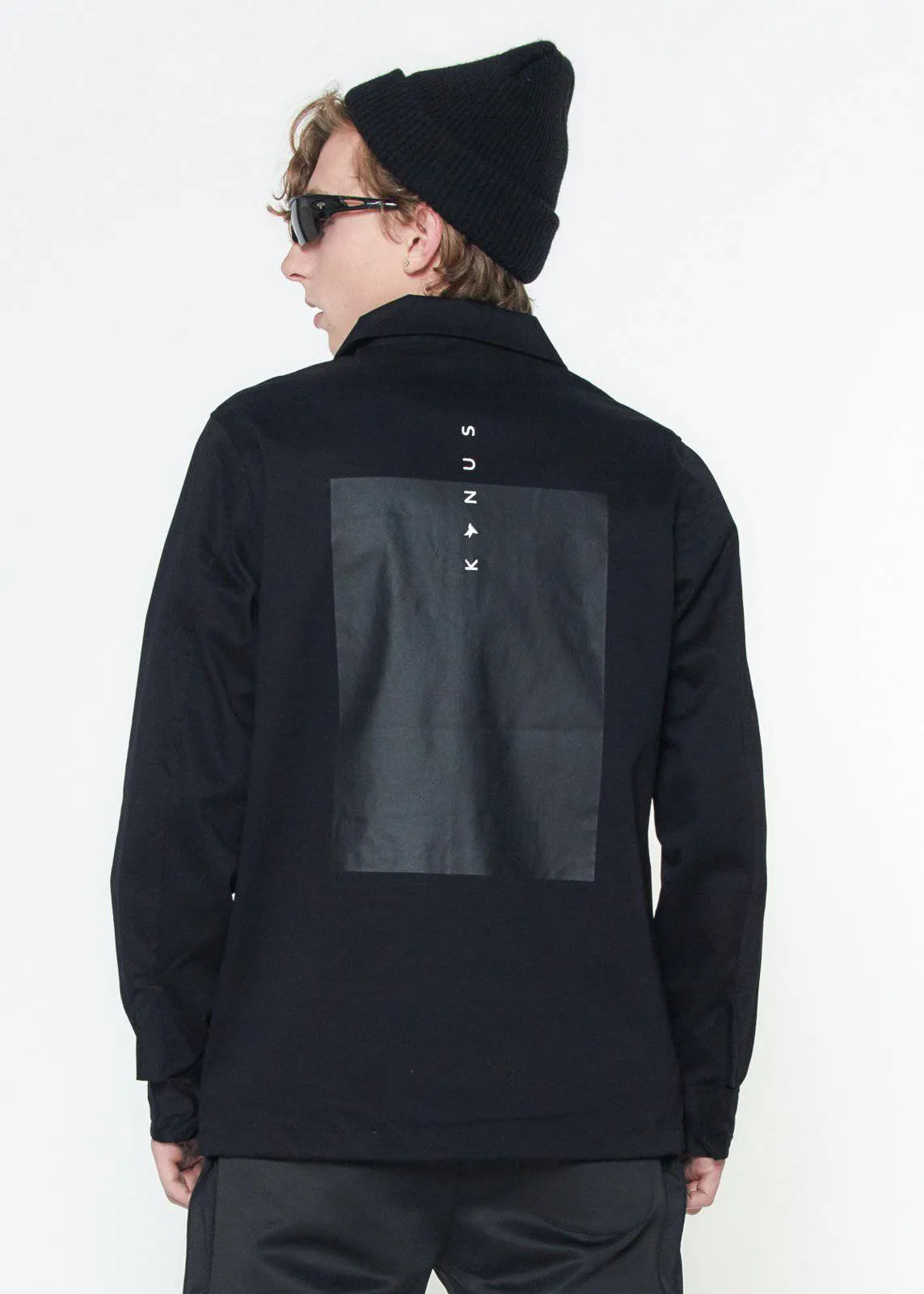 Konus Men's Back Print Coach Jacket