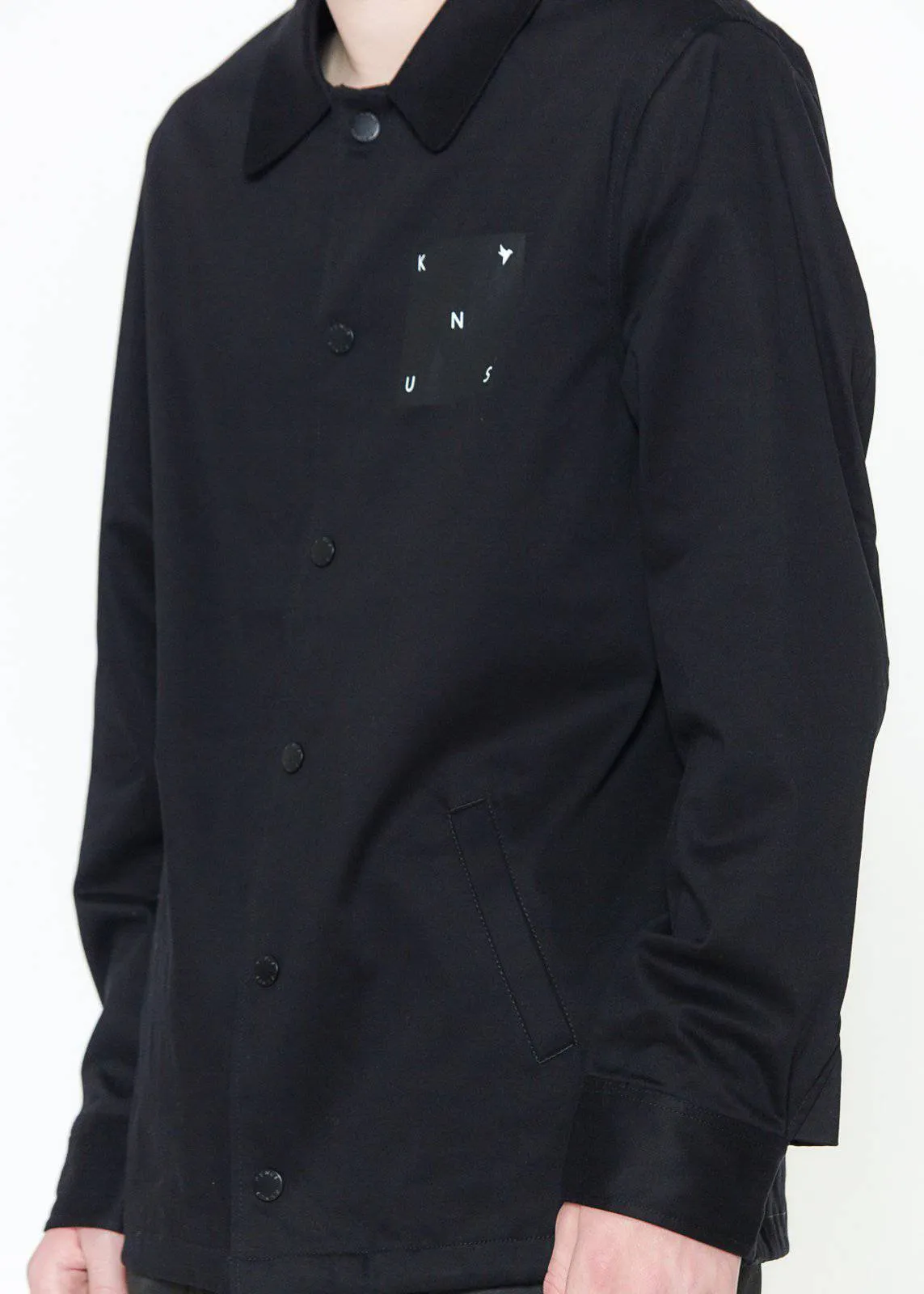 Konus Men's Back Print Coach Jacket