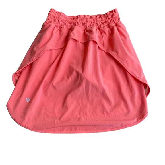 Lululemon Women’s 2 Hotty Hot High Rise Skort Skort Raspberry Cream Pink Tennis