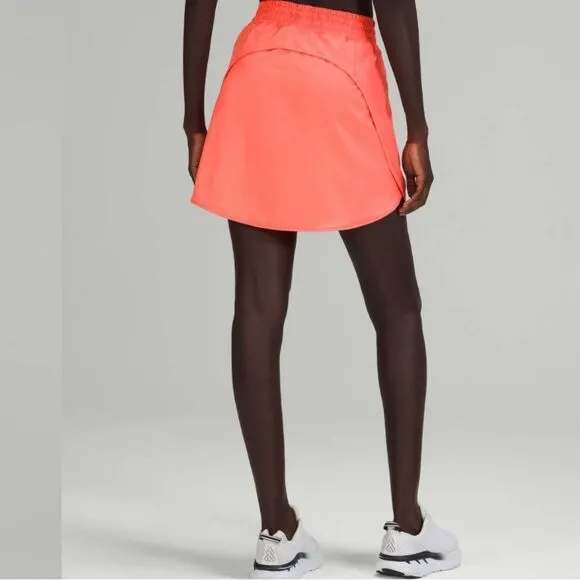 Lululemon Women’s 2 Hotty Hot High Rise Skort Skort Raspberry Cream Pink Tennis