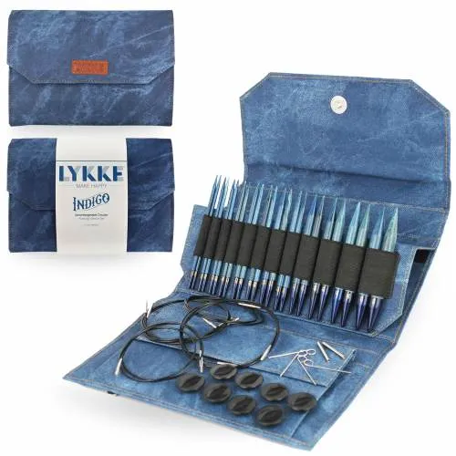 Lykke Indigo Interchangeable Needle Set 5" tips