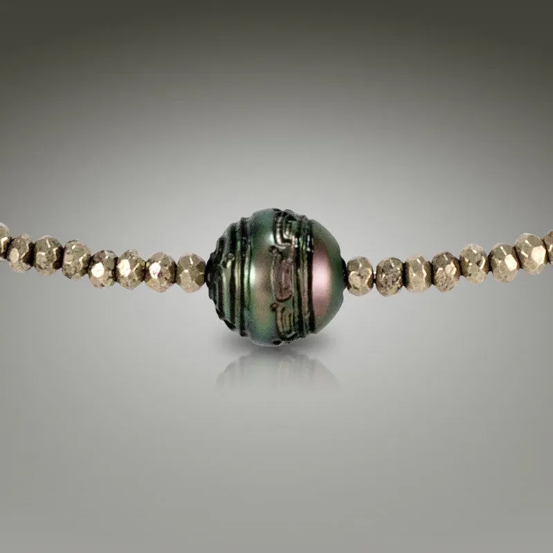 Moana Chic - Pyrite Choker