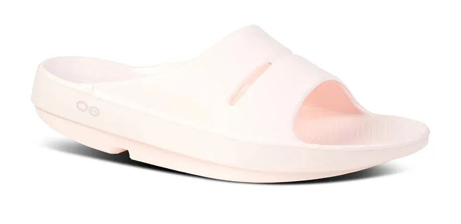 Oofos Ooahh Recovery Sandale, unisex, blush