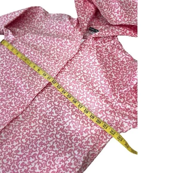 Outside Designworks Women's Rain Coat XS Pink Paisley Hooded Jacket Waterproof