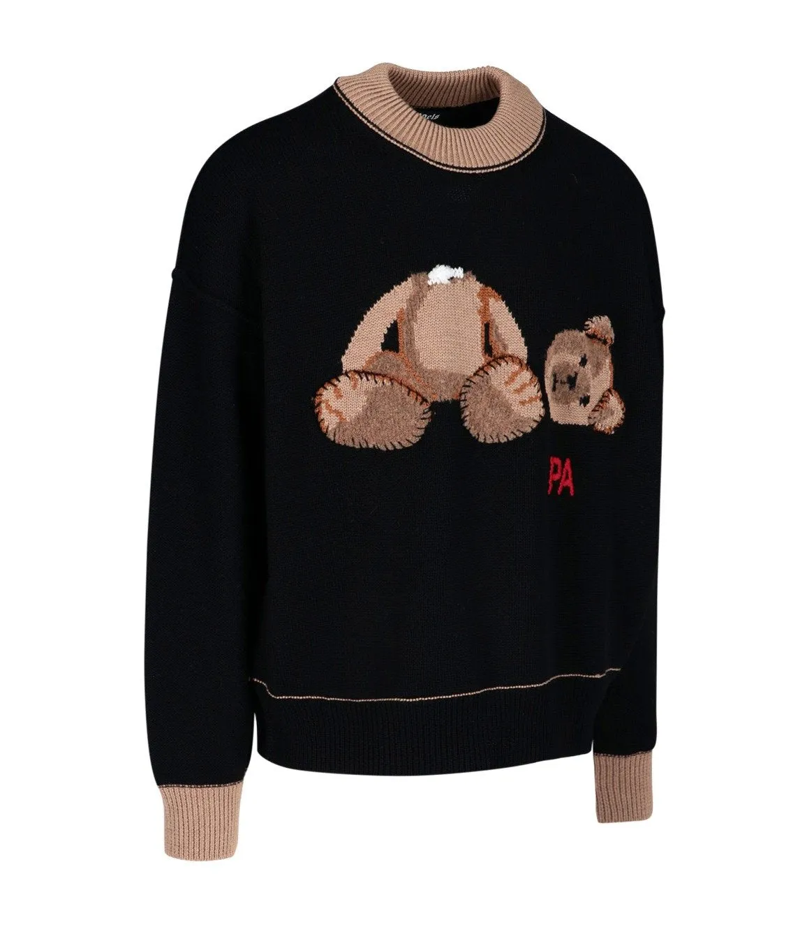Palm Angels Palm Angels Bear Intarsia-Knit Jumper