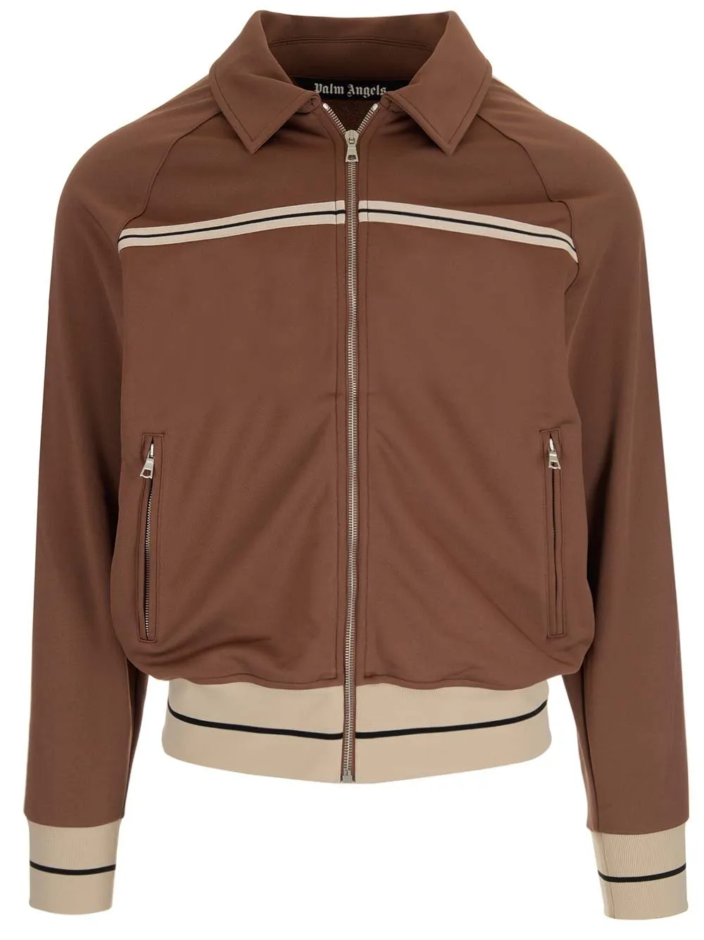 Palm Angels Palm Angels Mini Tape Zipped Track Jacket