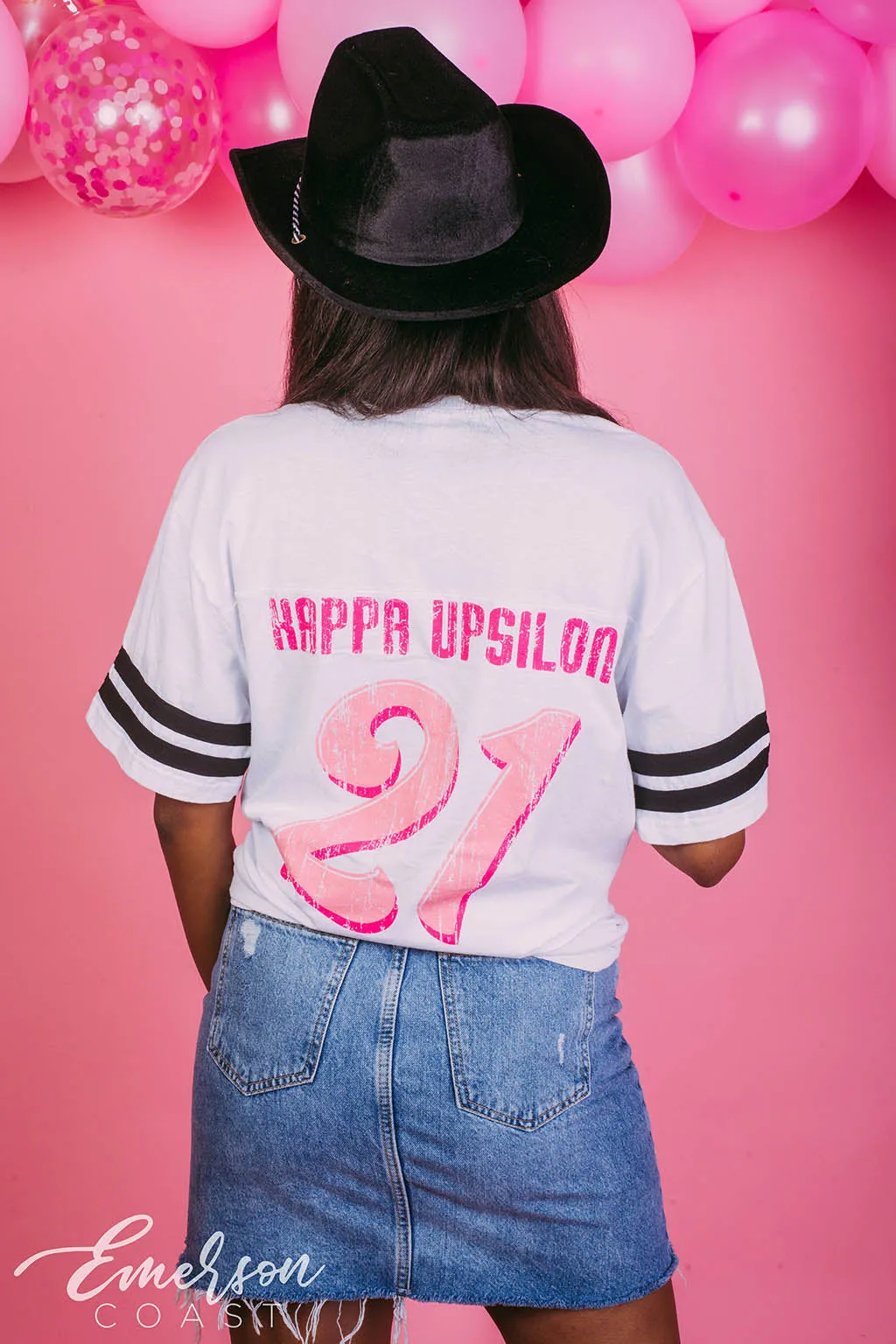 Phi Mu Bid Day Jersey Tee