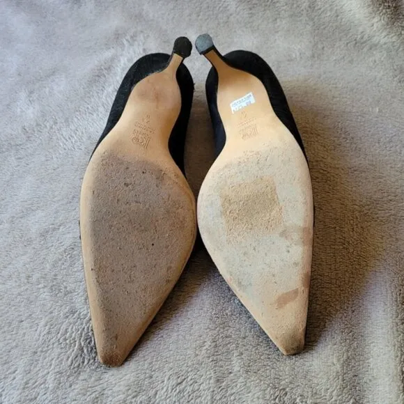 𝅺Roberto Capucci black heels size 7.5