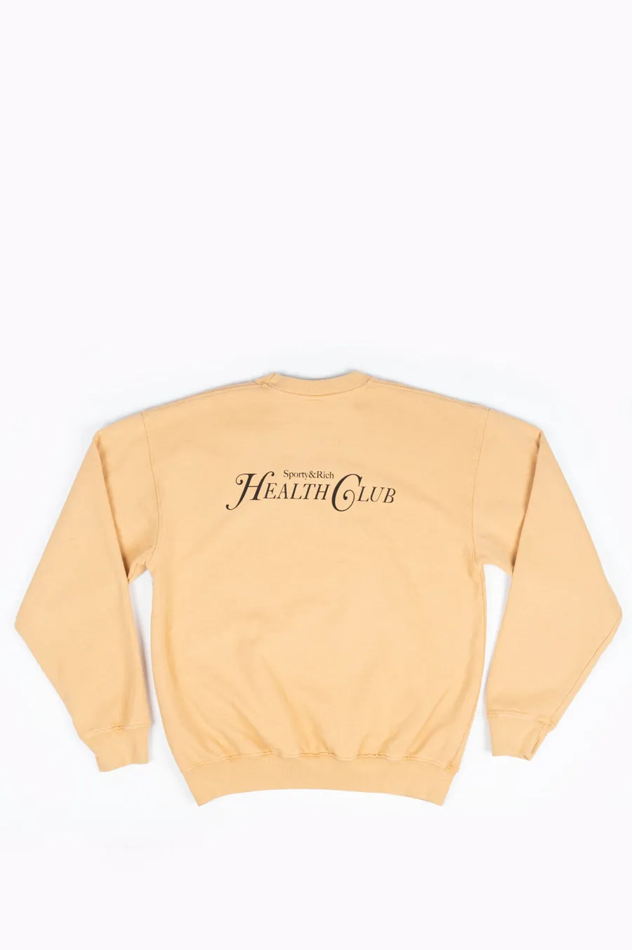 SPORTY AND RICH RIZZOLI CREWNECK CAMEL