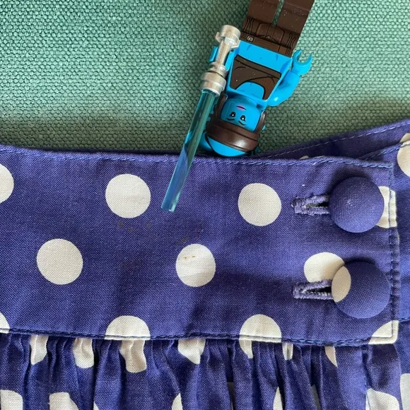 Vintage Laura Ashley Polka Dot Cotton Skirt