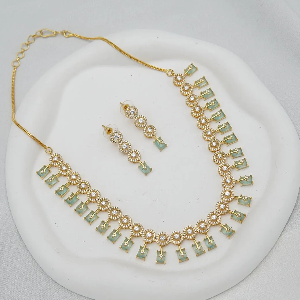 Zirconia Designer Elegant Necklace